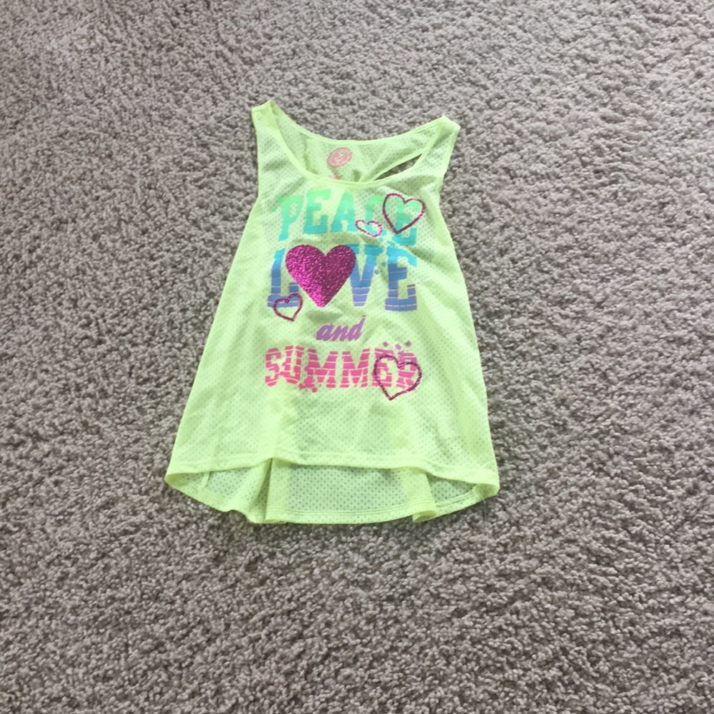 Tank top cute peace love and summer shirt